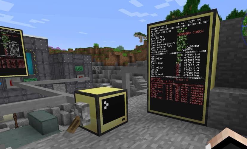 Minecraft computercraft screen